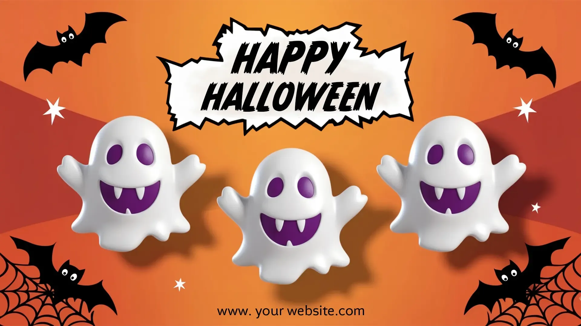 Playful Happy Halloween Greeting Card